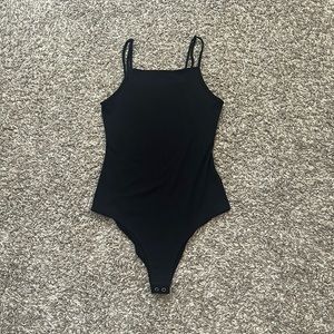 Wild fable black tank top bodysuit size small